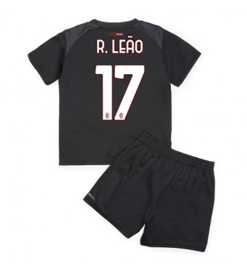 AC Milan Rafael Leao #17 Hjemmedraktsett Barn 2022-23 Kortermet (+ Korte bukser)